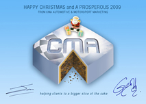Advertising: Christmas e-mailer for CMA Marketing