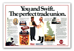 Advertising: Swift, Wholesale Meat Trade Campaign