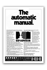 Advertising: Expert Systems International, Artificial Intelligence Campaign