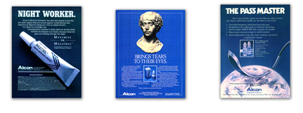 Advertising: Alcon Laboratories, Campaign Targeting Ophthalmic Surgeons