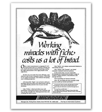 Advertising: Microgen, Microfiche Campaign