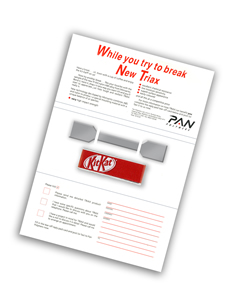 Advertising: Mailer for Pan Polymers’ New TRIAX product