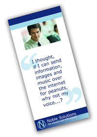 Advertising: Leaflet for VoIP