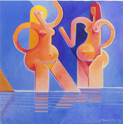 Painting:  Bathers