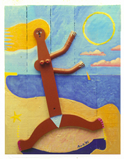 Painting: On the Beach 