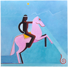 Painting:  Frightened
